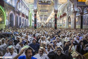 مراسم شب بیست و سوم ماه رمضان در حرم اباعبد الله الحسین (ع) برگزار شد+ تصاویر  